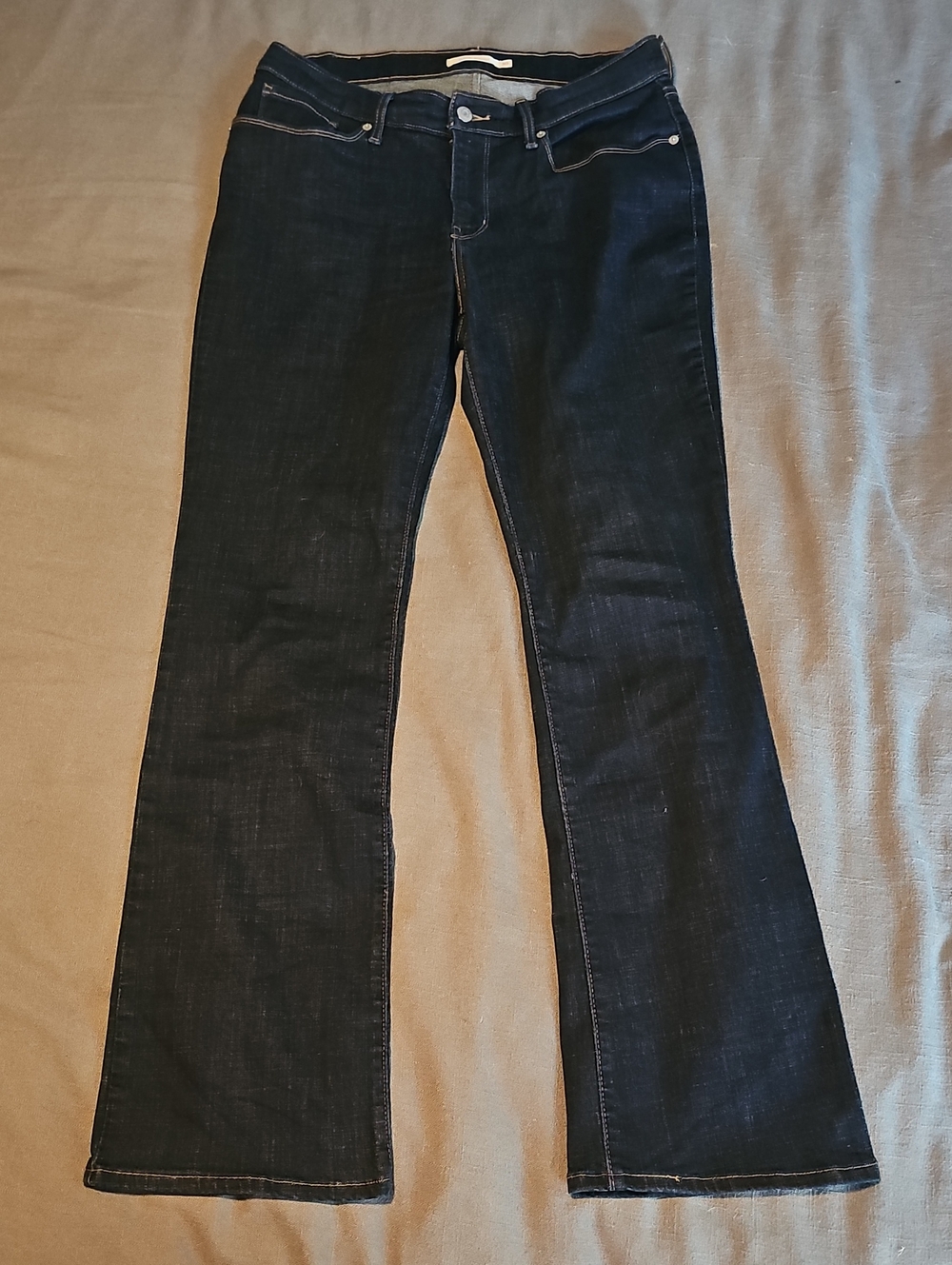 Levi's Dark Indigo Classic Bootcut Leg Jeans